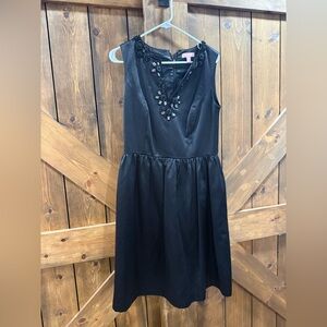 Lilly Pulitzer Black Dress with Beaded Details